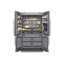48" 4-Door Built-In French Door Refrigerator Steelcool, Panel Ready
