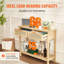 Console en rotin avec 2 tiroirs de rangement, table d'entrée en rotin avec porte coulissante en rotin naturel, table console pour salon, bureau, entrée ou mur télé