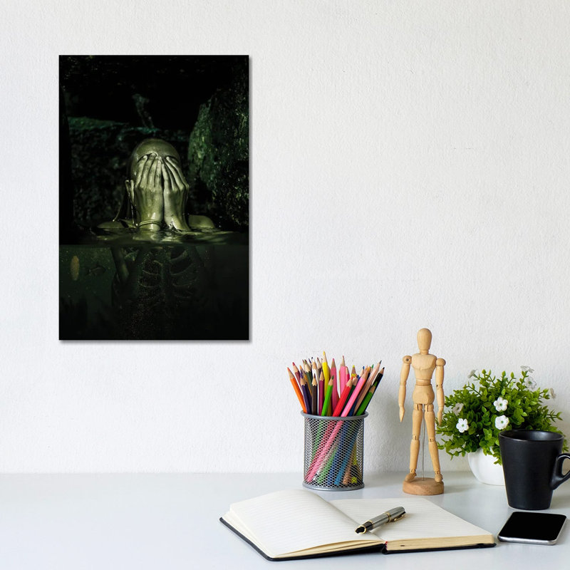 Radioactive Water by Milos Karanovic - Wrapped Canvas Painting, 20.32 cm H x 30.48 cm W