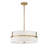 Gilbreath 4 - Light Single Drum Pendant in Natural Brass-108068015