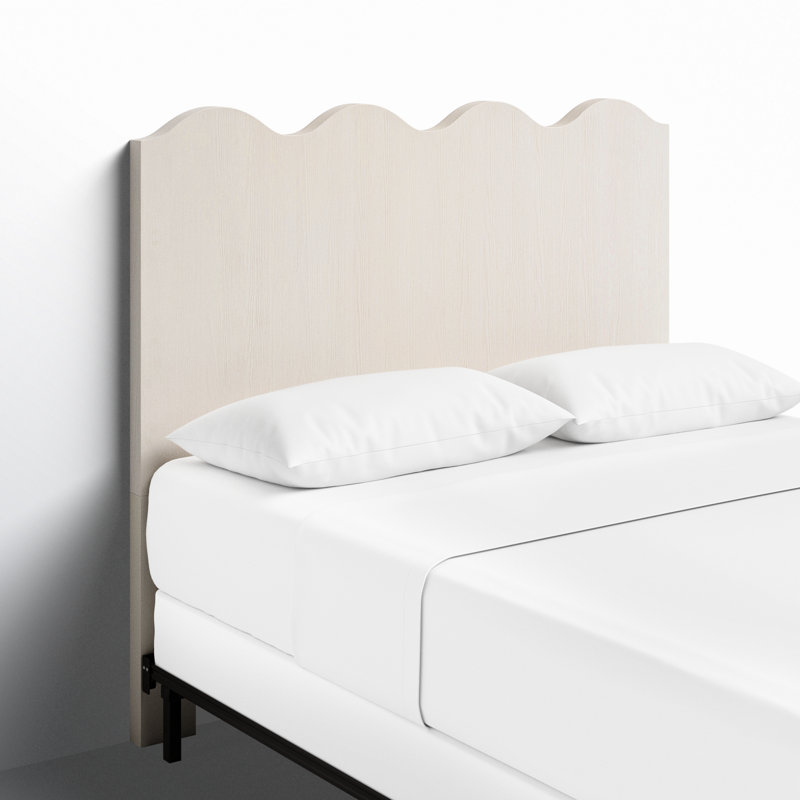 Surf City Panel Headboard, White Sand, Queen