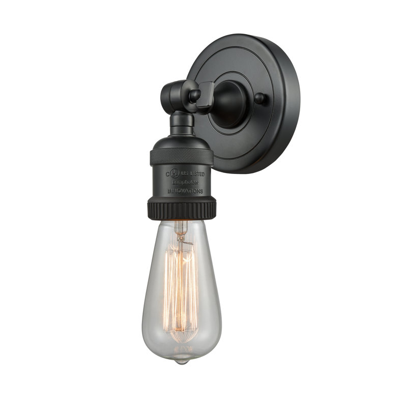 Chickerell Armed Sconce, 6 Watt Vinage LED Bulb, Oil Rubbed Bronze