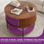 Four Leg Coffee Table with Storage-1399573770