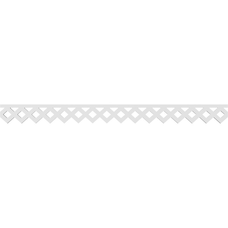 Garniture de couloir en PVC Wolford, H 4 po x L 48 po x P 0,63 po