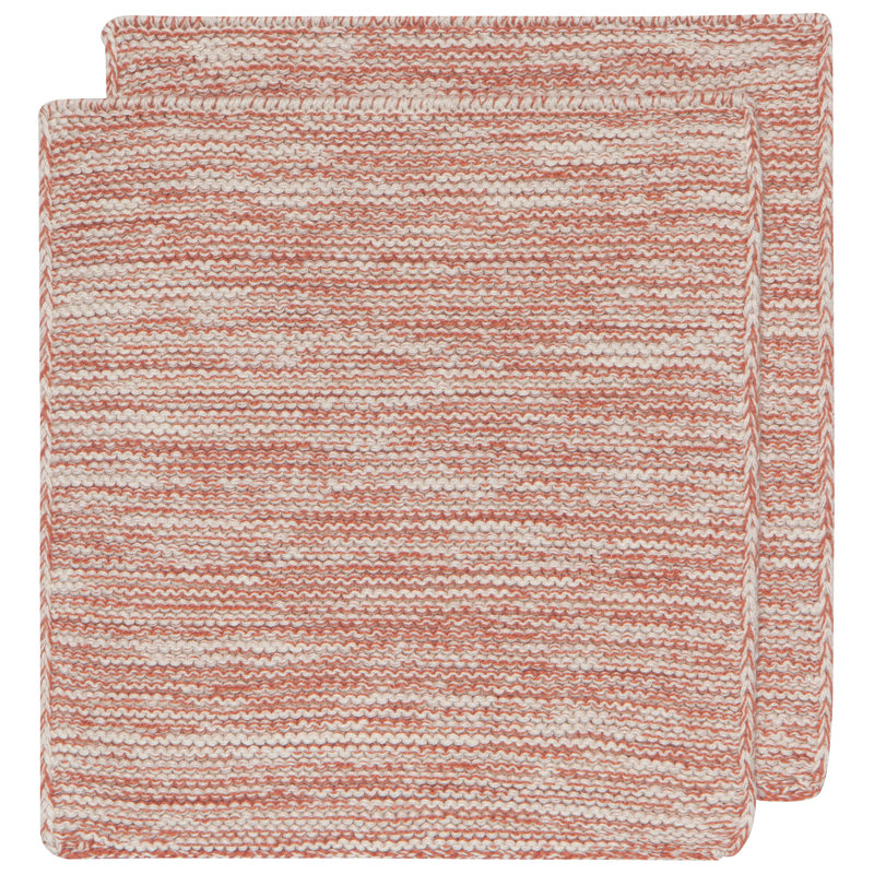 Linge à vaisselle en argile, Orange