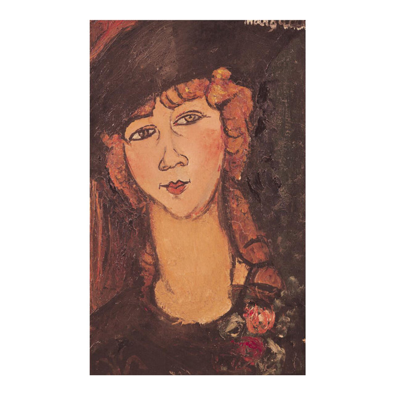«Lolotte» par Amedeo Modigliani - estampe numérique, H 40 po x l 32 po