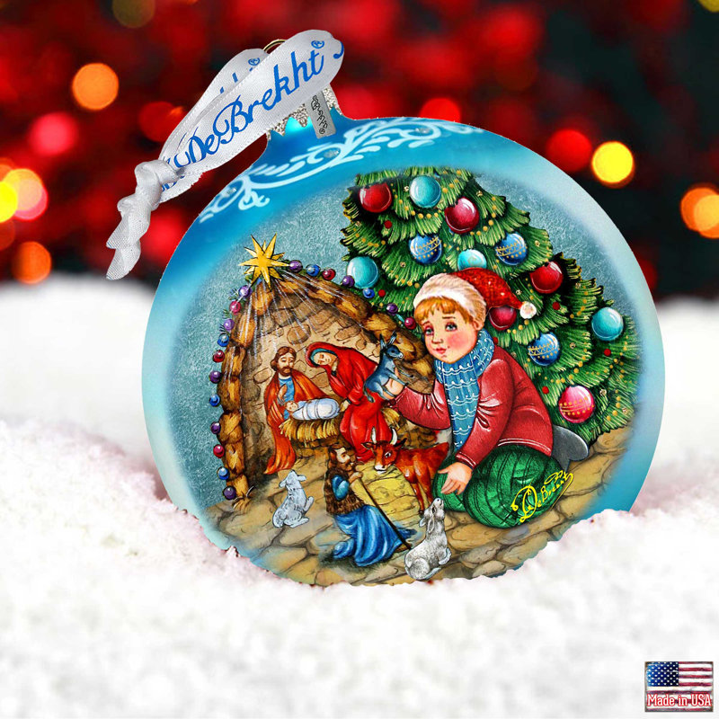 5.5'' Glass Ball Ornament