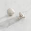 Poignée d'armoire Edona en nickel satiné de 1-1 / 4 po (32 mm) de diamètre - paquet de 10-28124520