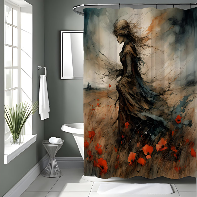 Rideau de douche Epifana, H 70 po x l 72 po