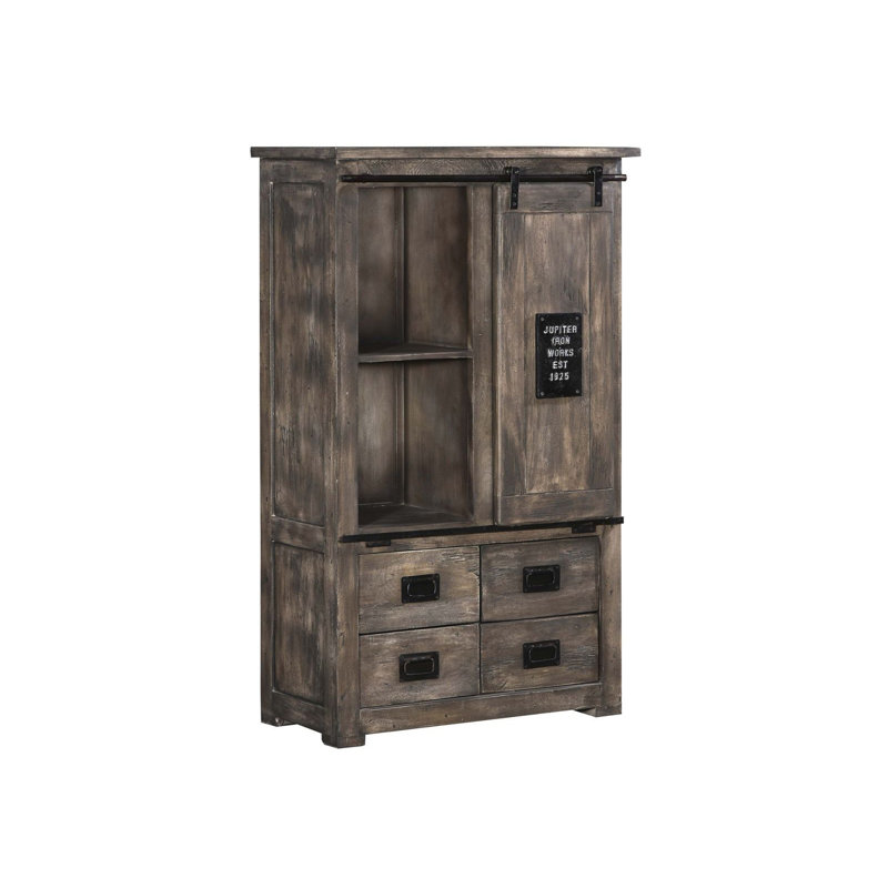 Railway Bookcase, Grey