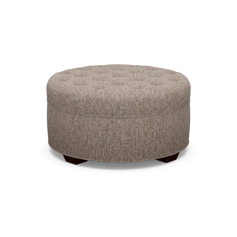 Round Ottoman, Walnut, 3906-73
