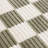 Chuby Checkered Machine Washable Cream / Off White / Green Area Rug-738419583-739741799