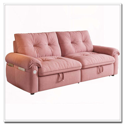 Velvet Multifunctional Sofa Convertible Sofa Bed