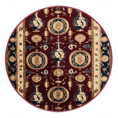 Tapis rouge français lavable à la machine