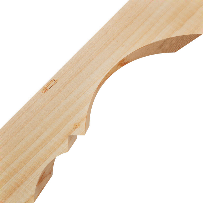 Genouillère Balboa, Sapin de Douglas, Lisse, H 10 po x l 3,5 po x P 10 po