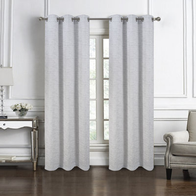 Paire de rideaux en jacquard tissé Aryella