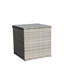 Ensemble de canapé modulaire d'extérieur en rotin et osier 4 pièces avec boîte de rangement