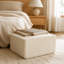 Pouf modulaire cube en velours côtelé à rayures carrées-626442994