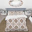 Ensemble de housse de couette Traditional Brown Mosaic Bliss III - Traditional-109146199