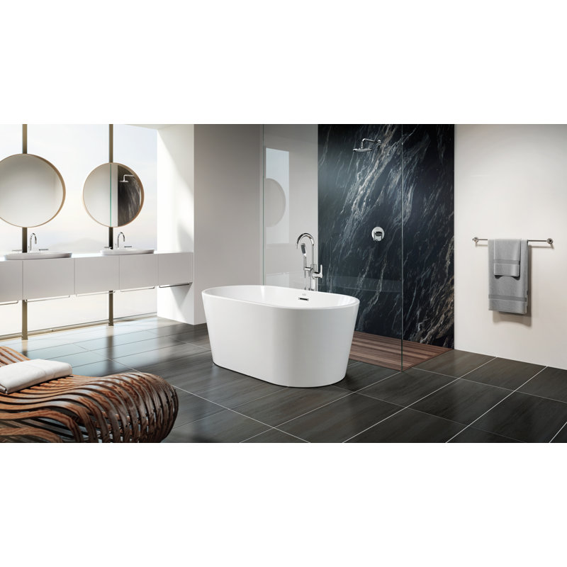 Celeste™ 59" x 31.5" Freestanding Soaking Bathtub