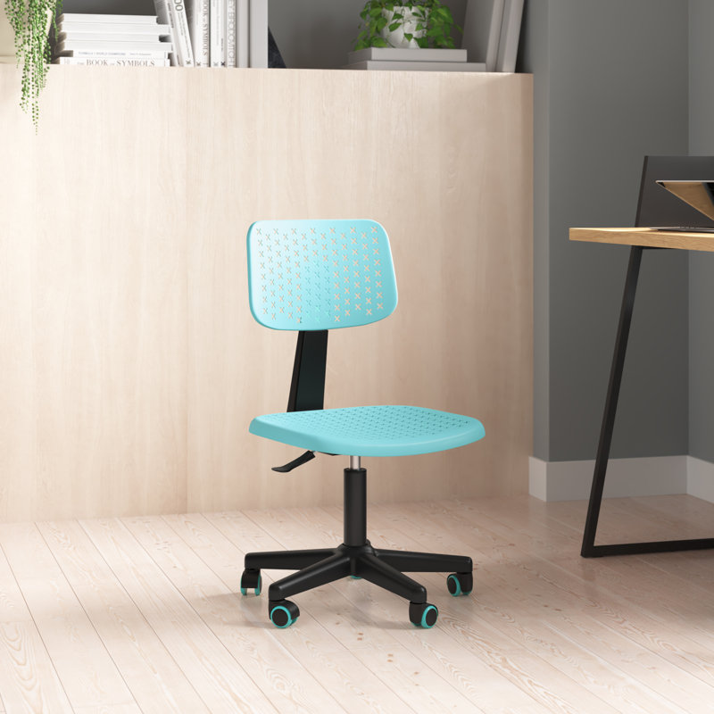 Sophia Desk Chair, Turquoise