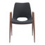 Chaise avec accoudoirs à garniture piquée-535739760