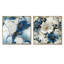 Milburn - tuile abstraite, ensemble de 2 reproductions d'art sur toile-102575390-102575386