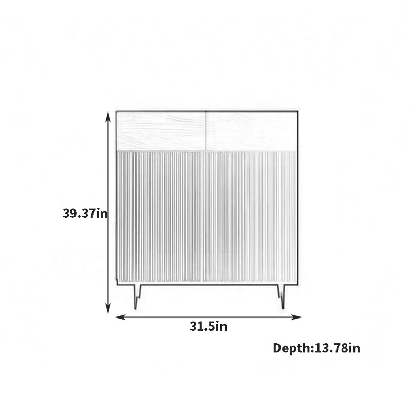 Wanaque, H 39,37 po x l 31,5 po x P 13,78 po