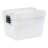 45 Qt./11.25 Gal. Plastic Storage Container Bin with Secure Lid and Latching Buckles-1969071078