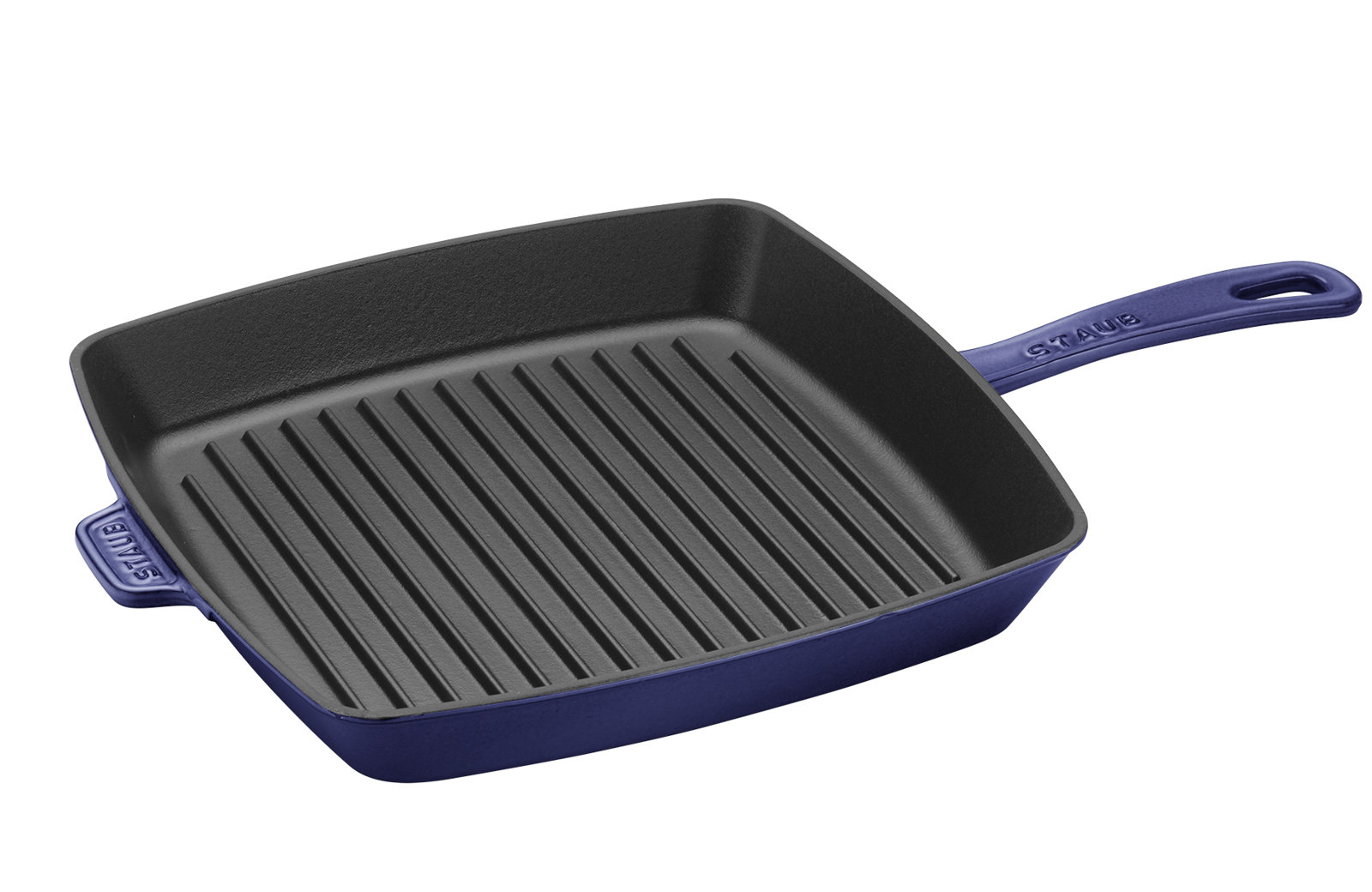 Staub 12" Cast Iron American Grill Pan, Blue, 12" x 12"