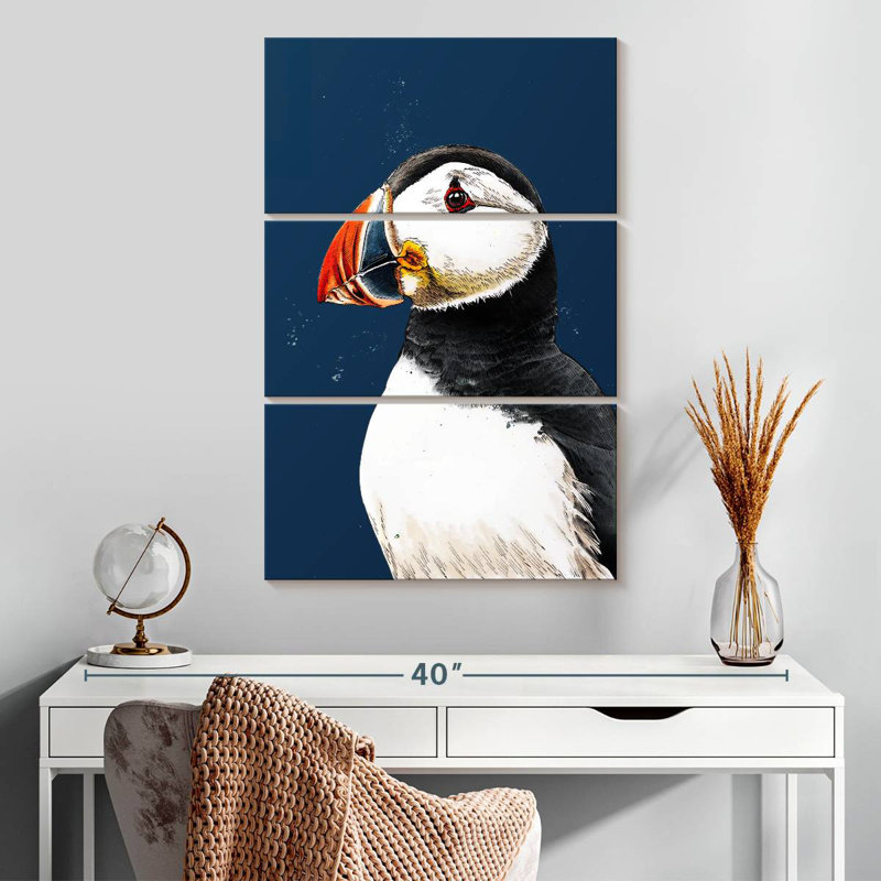 Brampt Clive The Puffin, 32" H x 20" W