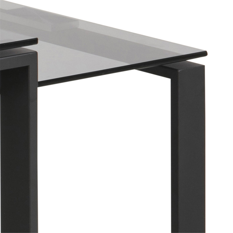 Ruchi 2 - Piece Glass Top Living Room Table Set