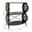 Aatami 117.5 cm H x 97 cm W Iron Etagere Bookcase