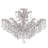 Weekes 6 - Light Glass Empire Chandelier-20319661-20319660