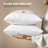 Utopia Bedding Throw Pillow Inserts — Set of 4 Decorative Stuffer Pillows for Sofa, Bed & Couch — Plush Siliconized Polyester Fiber Filling for Full Loft & Shape Retention, Vacuum-Packed, White (4-Pack)-123397510