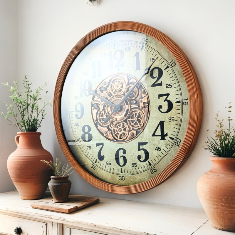 Solid Wood Wall Clock