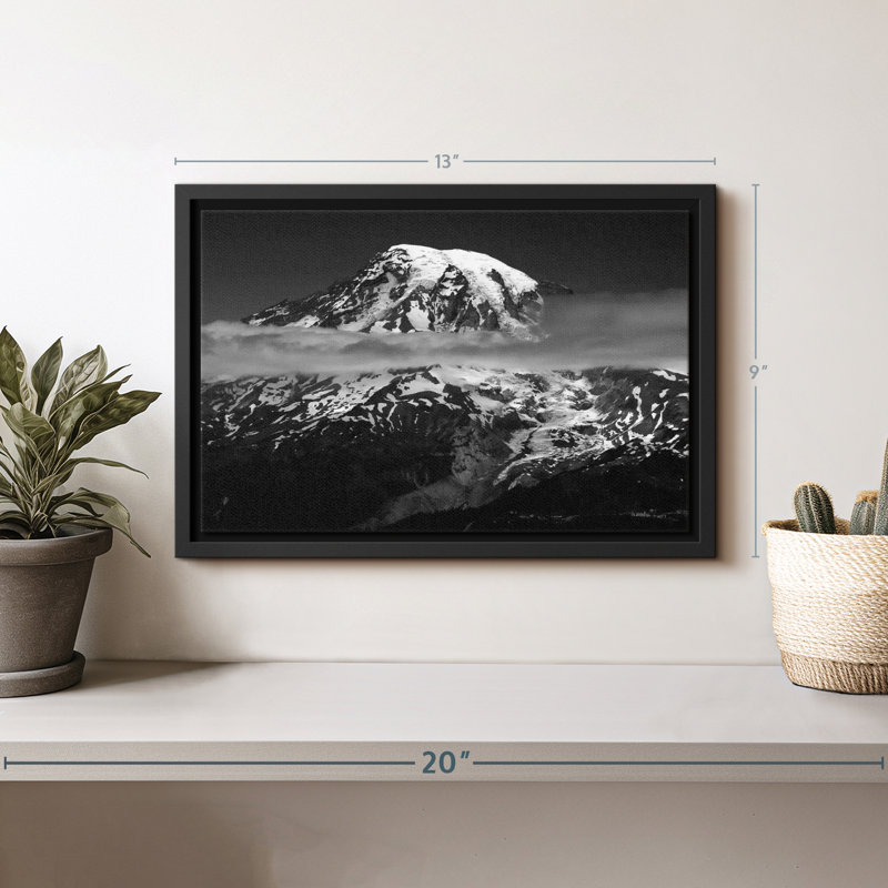 " Mount Rainier Nightfall ", 13" H x 9" W