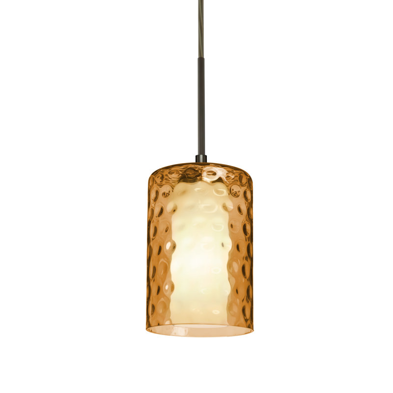 Bernadette 1 - Light Single Pendant, Bronze, Clear, LED