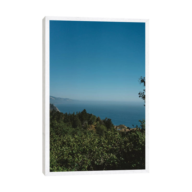 Nepenthe View 1 Piece Wall Art on Canvas, 101.6cm H x 66.04cm W x 3.81cm D, White Framed