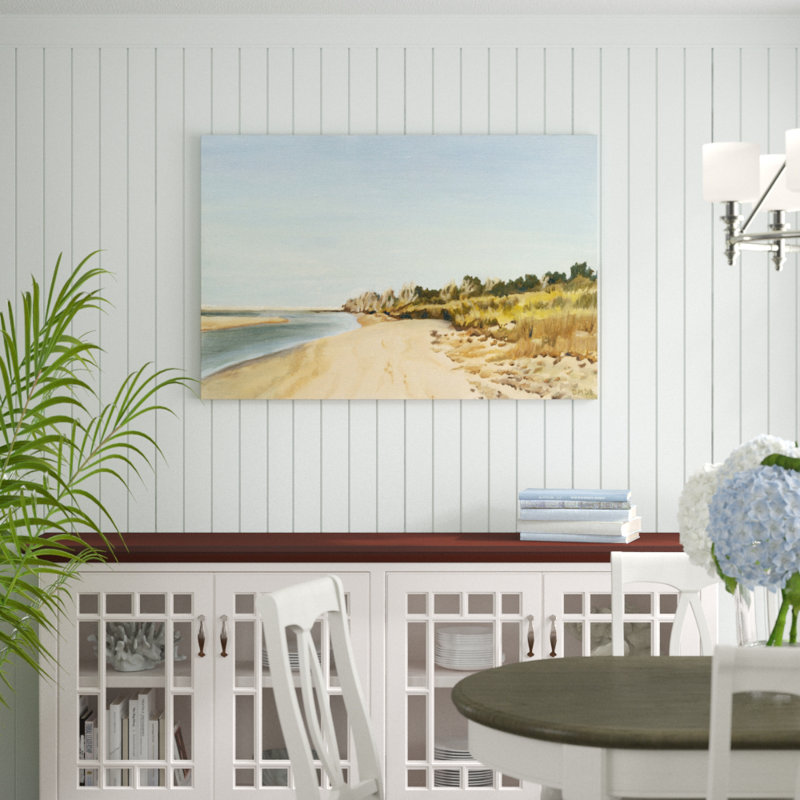 The Sound Shoreline I by Dianne Miller - Wrapped Canvas Painting Print, 81cm H x 122cm W, Wrapped Canvas