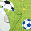 Passion For Soccer Collection 60"X90" Printed Tablecloth With Table Weight Set (Colourful Balls)-1115870902