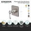 Kingston Brass Bel-Air Single-Handle Wall Mount Three-Way Diverter Valve with Trim Kit-40697700