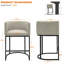 Tabouret de bar rembourré en similicuir-2001614378