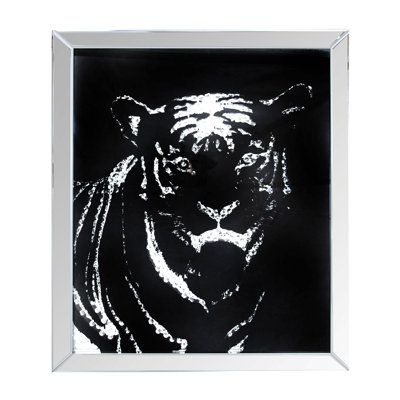 Bareerah Modern Animals Wall Decor on Acrylic,Glass,Manufactured Wood,Mirror