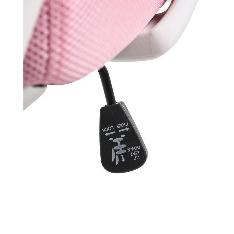 Polyester Office Chair, Pink