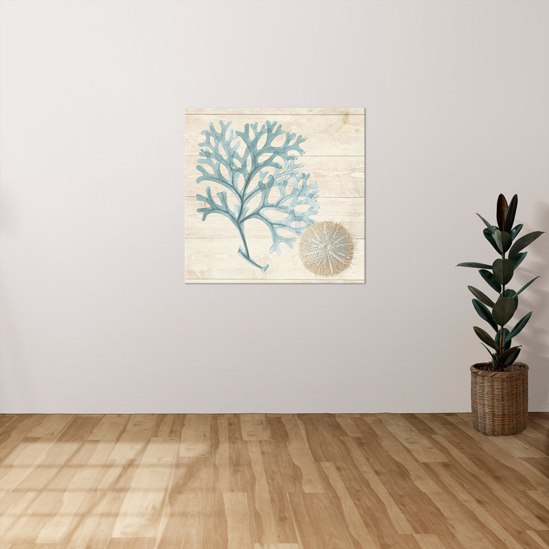 "Blue Seaweed I" par Susan Arnot, reproduction sur toile, H 24 po x l 24 po x P 1,5 po