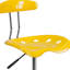 Vibrant Chrome Drafting Stool with Tractor Seat-2017077444