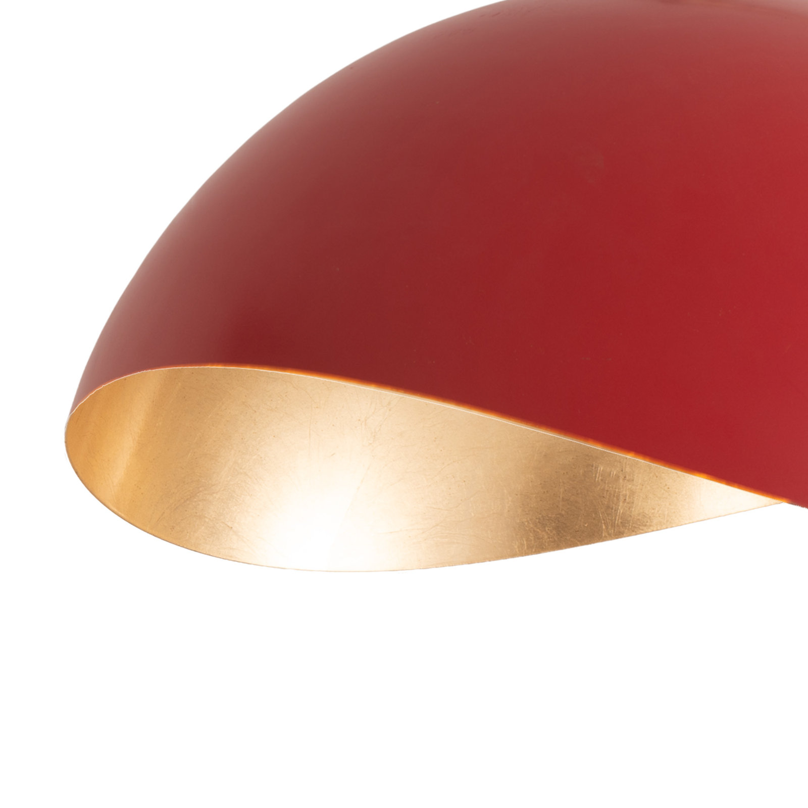 Luna Bella 92" Floor Lamp, Red/Gold
