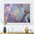 Impression blanche sur toile encadrée
