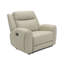 Cobe Manual Recliner Chair, Solid Wood And Soft Top Grain Leather-101759095